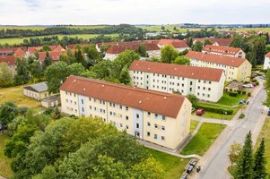 Luftaufnahme Wohnungsbaugesellschaft